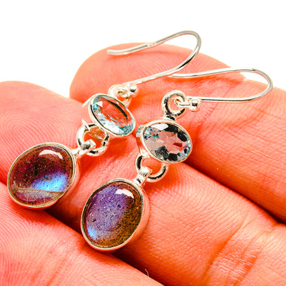 Labradorite Earrings handcrafted by Ana Silver Co - EARR416116