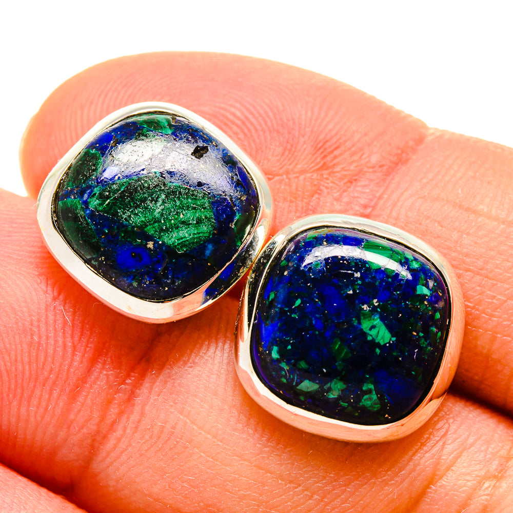 Azurite Earrings handcrafted by Ana Silver Co - EARR416119