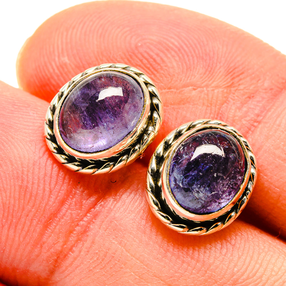 Tanzanite Earrings handcrafted by Ana Silver Co - EARR416121