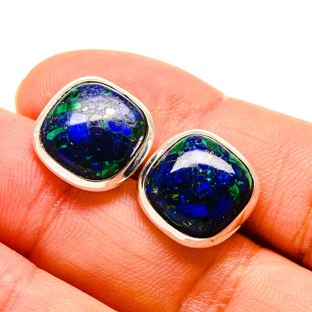 Azurite Earrings handcrafted by Ana Silver Co - EARR416127