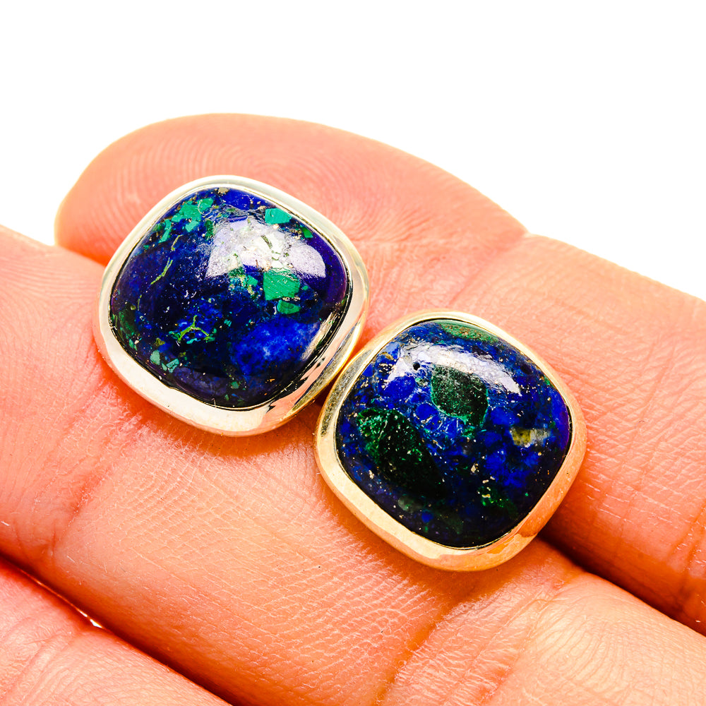 Azurite Earrings handcrafted by Ana Silver Co - EARR416135