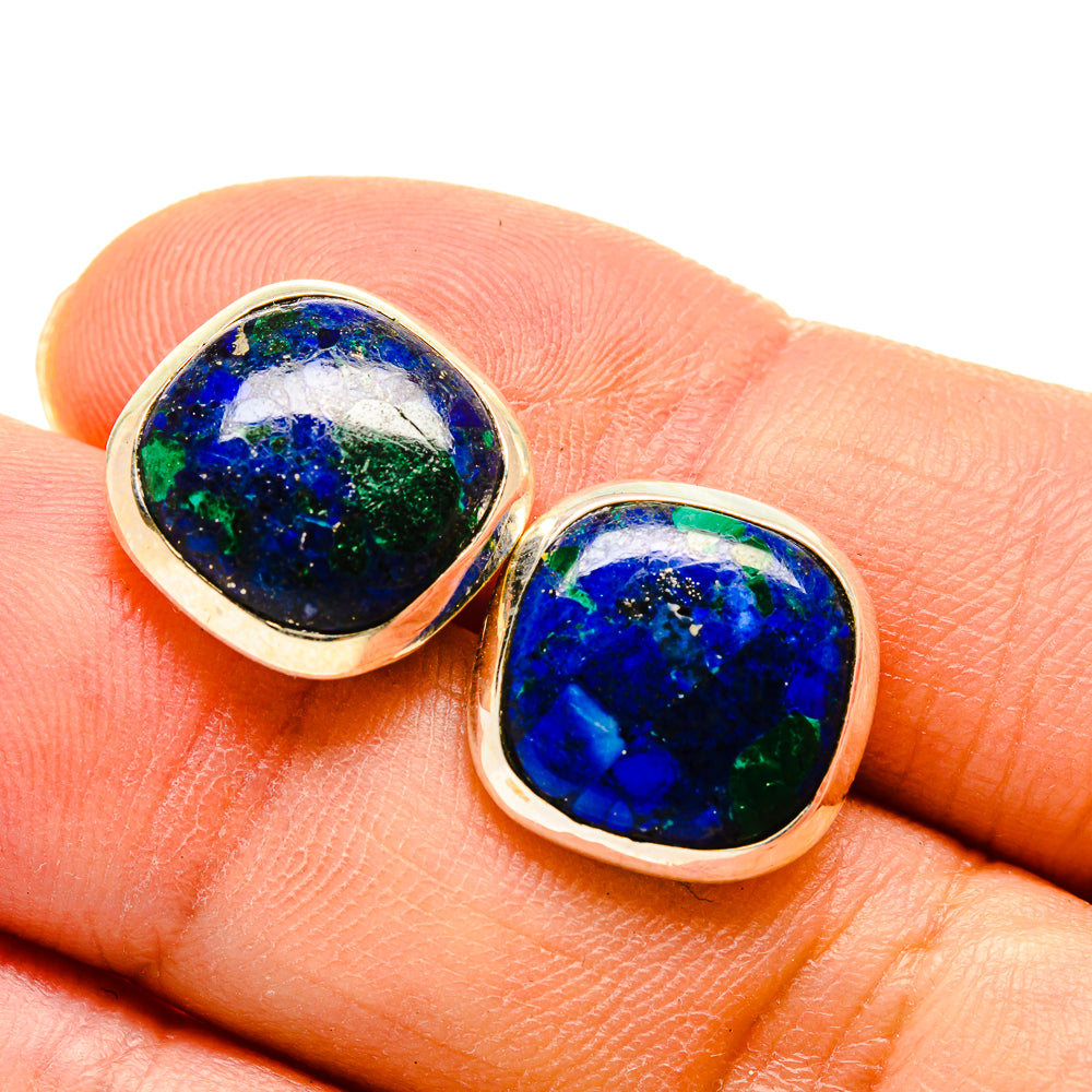 Azurite Earrings handcrafted by Ana Silver Co - EARR416138