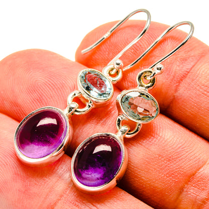 Amethyst Earrings handcrafted by Ana Silver Co - EARR416141