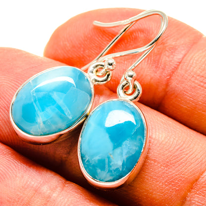 Larimar Earrings handcrafted by Ana Silver Co - EARR416142