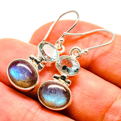 Labradorite Earrings handcrafted by Ana Silver Co - EARR416144