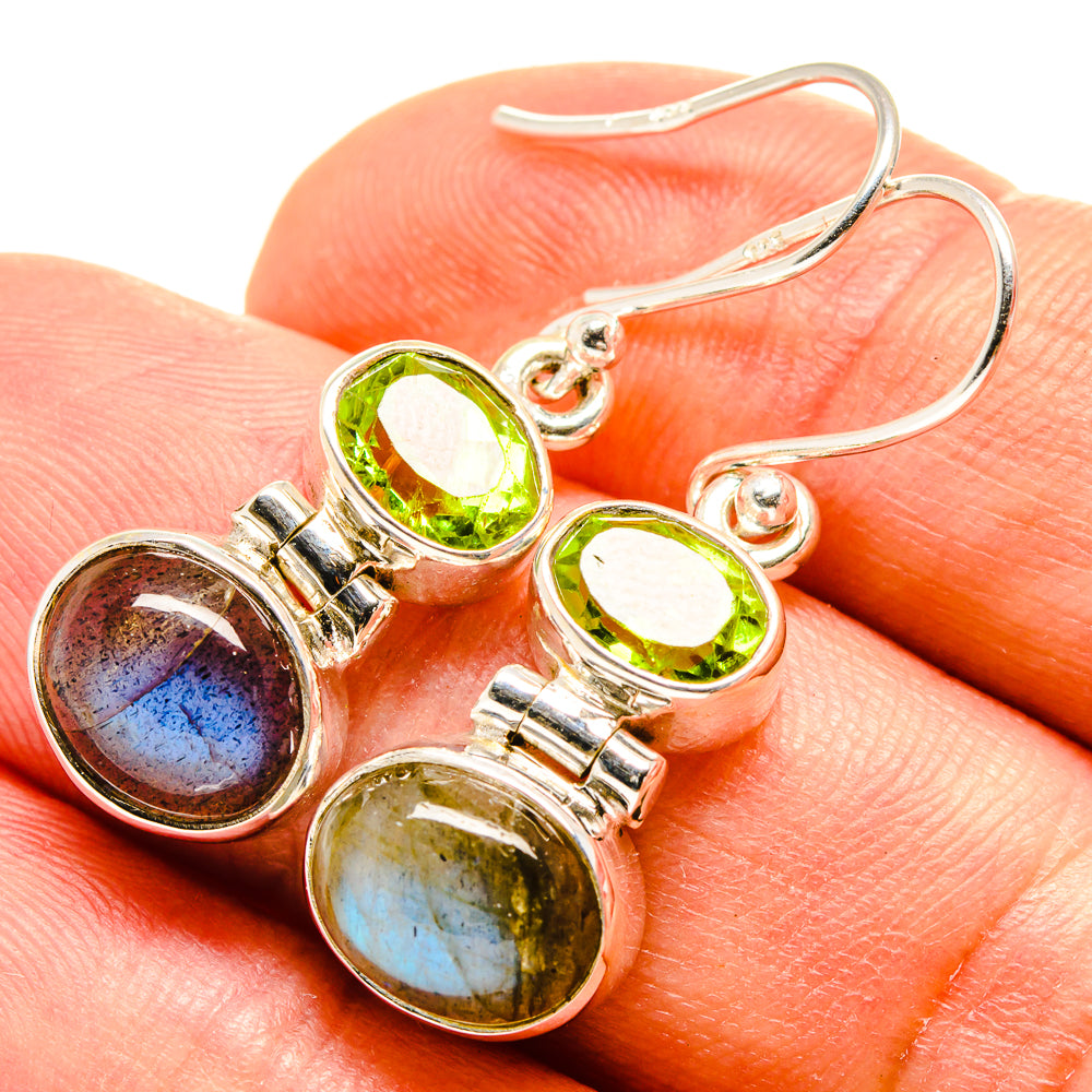 Labradorite Earrings handcrafted by Ana Silver Co - EARR416147