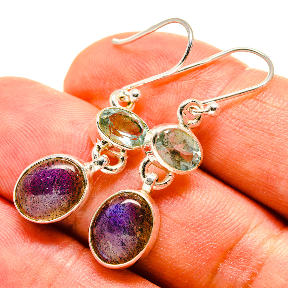 Labradorite Earrings handcrafted by Ana Silver Co - EARR416150