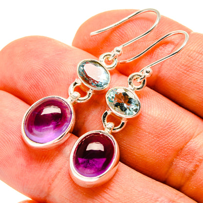 Amethyst Earrings handcrafted by Ana Silver Co - EARR416151