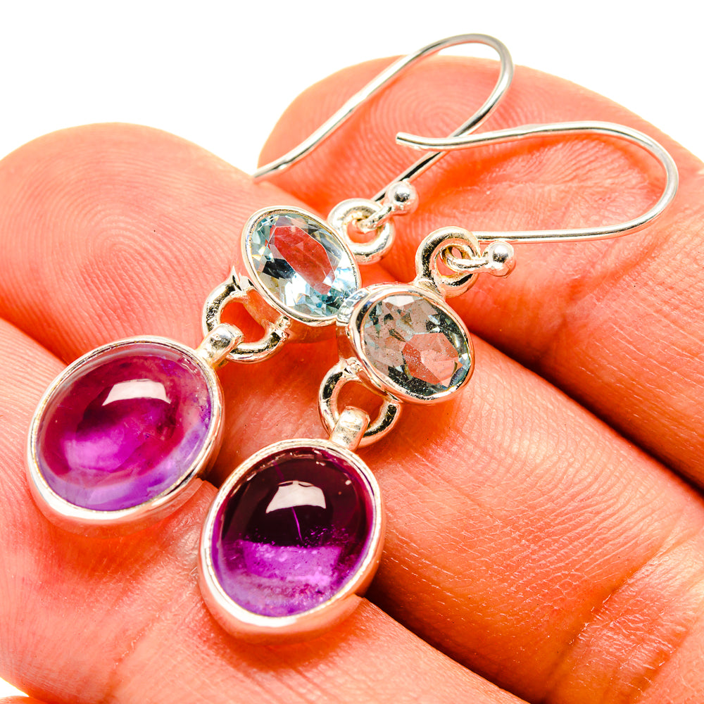 Amethyst Earrings handcrafted by Ana Silver Co - EARR416162
