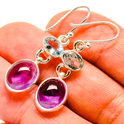 Amethyst Earrings handcrafted by Ana Silver Co - EARR416162