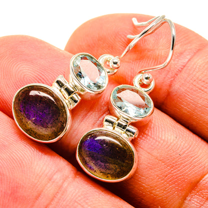 Labradorite Earrings handcrafted by Ana Silver Co - EARR416169