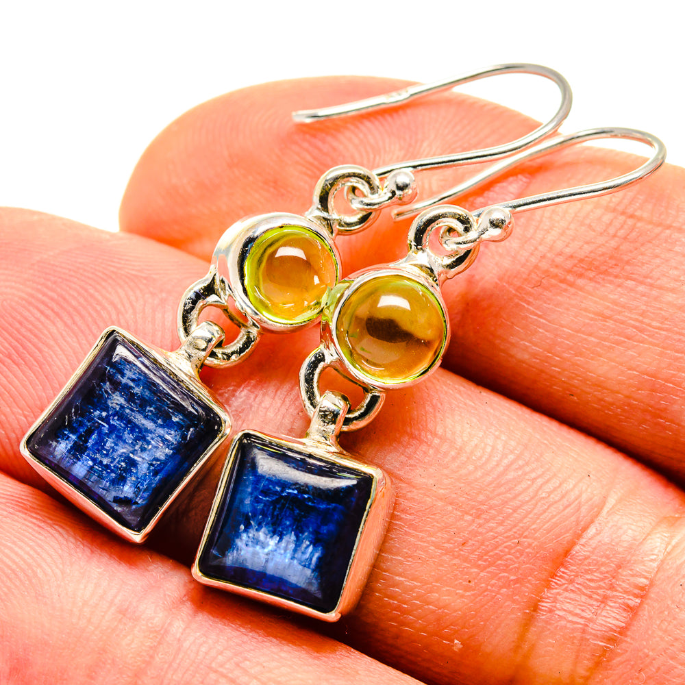 Kyanite Earrings handcrafted by Ana Silver Co - EARR416177