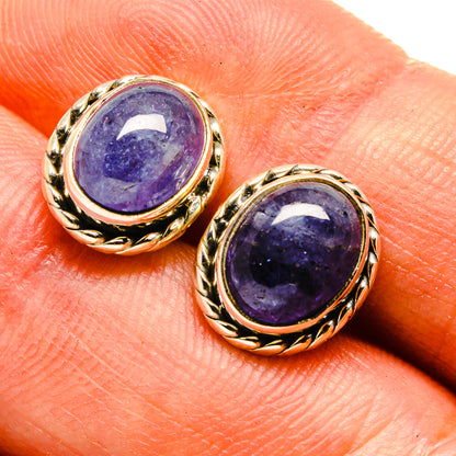 Tanzanite Earrings handcrafted by Ana Silver Co - EARR416193