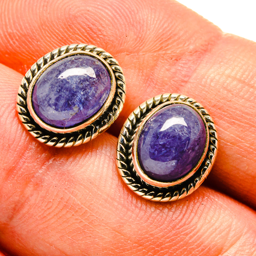 Tanzanite Earrings handcrafted by Ana Silver Co - EARR416207