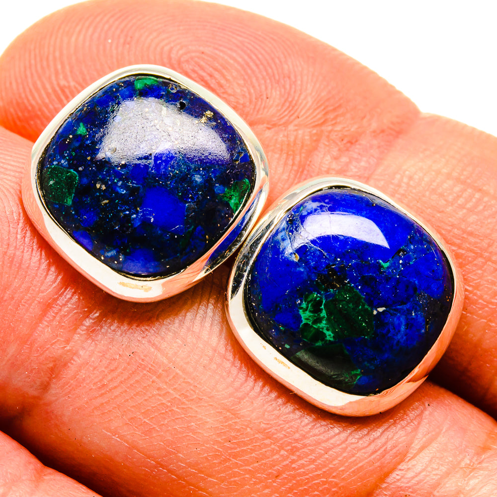Azurite Earrings handcrafted by Ana Silver Co - EARR416208