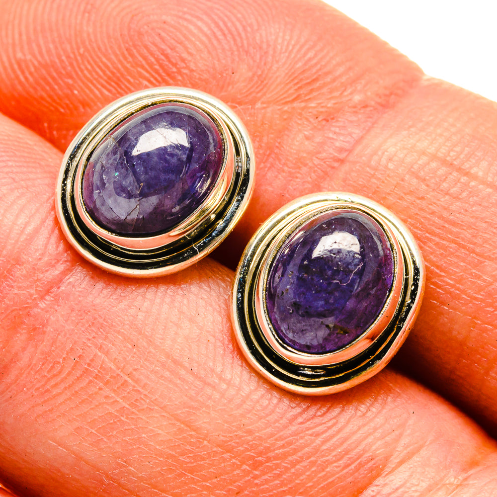 Tanzanite Earrings handcrafted by Ana Silver Co - EARR416209