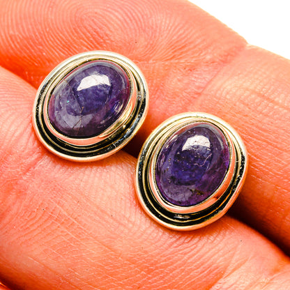 Tanzanite Earrings handcrafted by Ana Silver Co - EARR416209