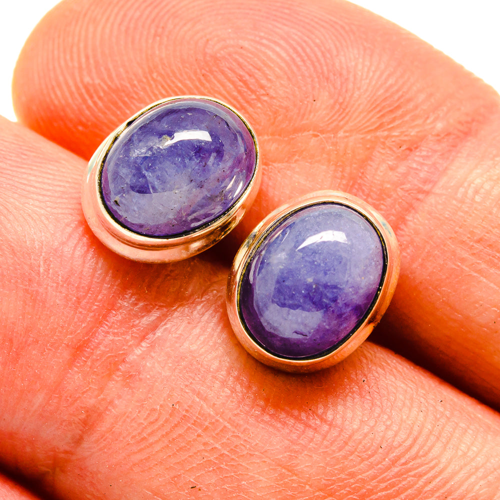 Tanzanite Earrings handcrafted by Ana Silver Co - EARR416210