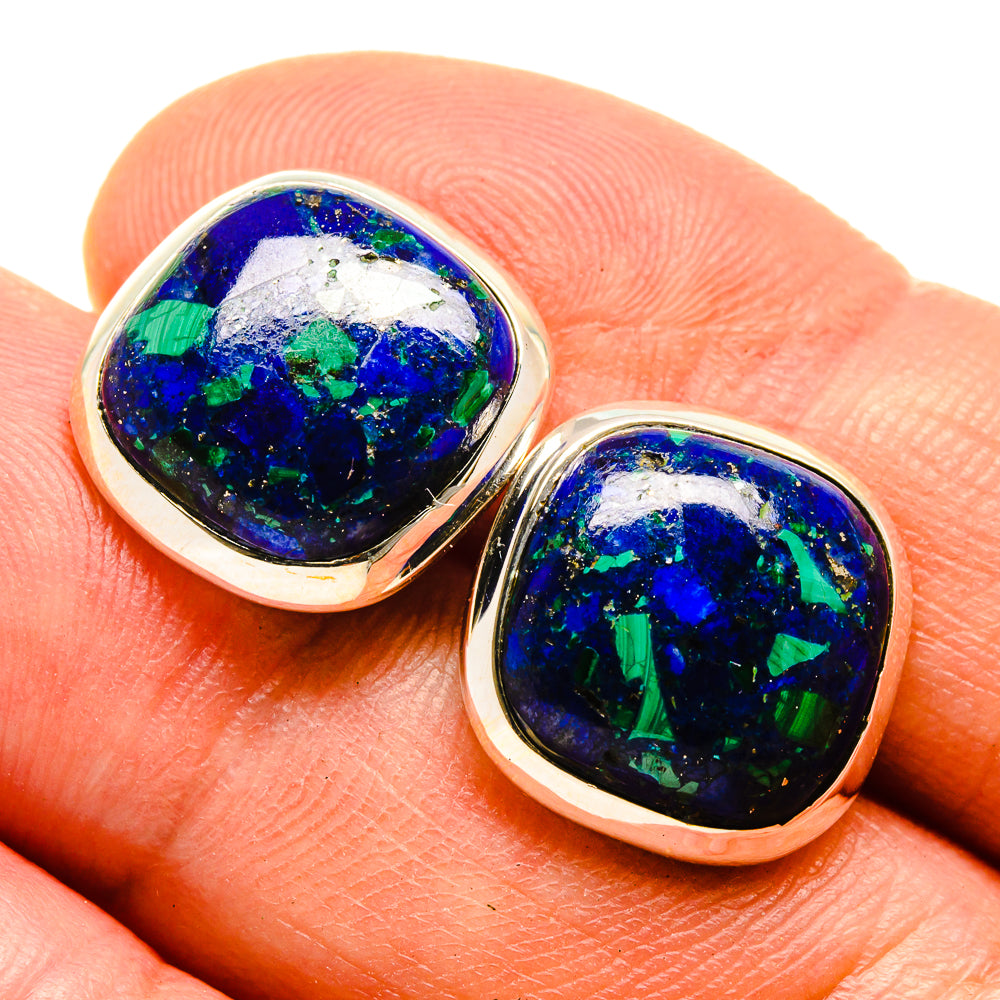 Azurite Earrings handcrafted by Ana Silver Co - EARR416214