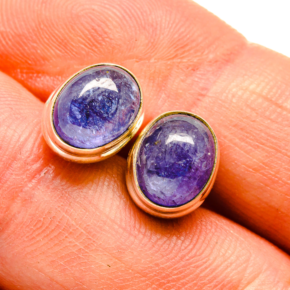 Tanzanite Earrings handcrafted by Ana Silver Co - EARR416215