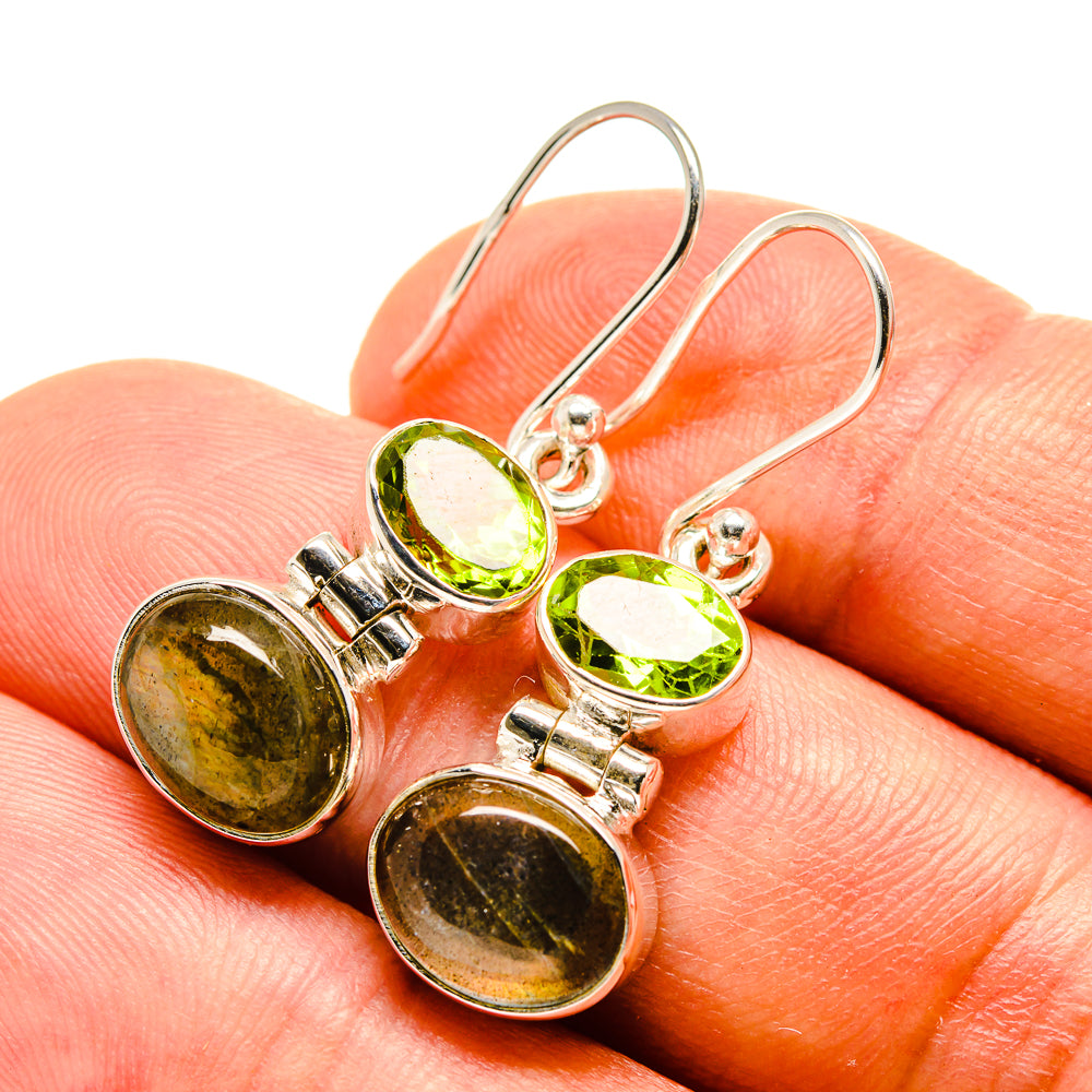 Labradorite Earrings handcrafted by Ana Silver Co - EARR416234