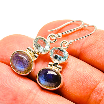 Labradorite Earrings handcrafted by Ana Silver Co - EARR416236