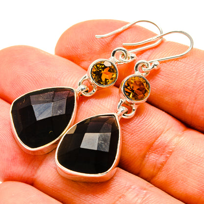 Smoky Quartz Earrings handcrafted by Ana Silver Co - EARR416244