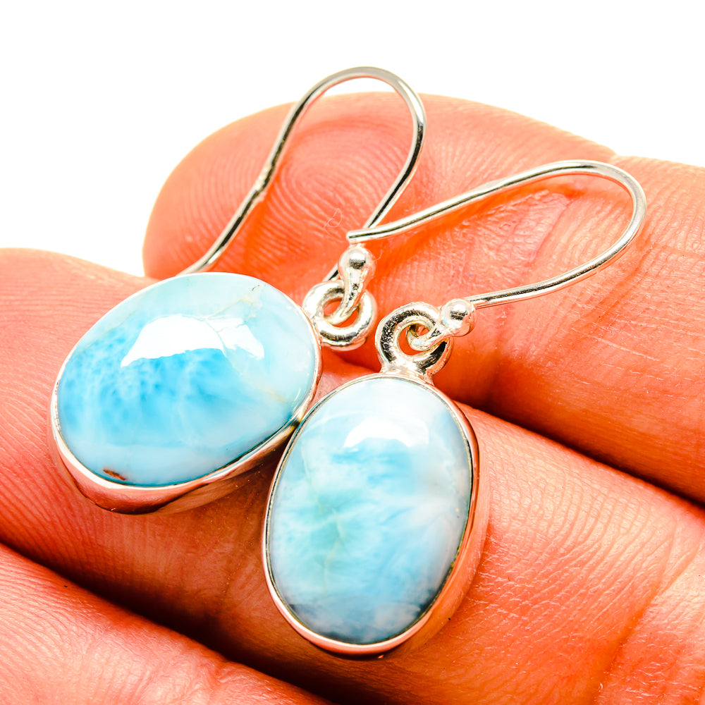Larimar Earrings handcrafted by Ana Silver Co - EARR416248