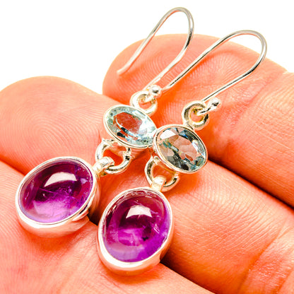 Amethyst Earrings handcrafted by Ana Silver Co - EARR416257