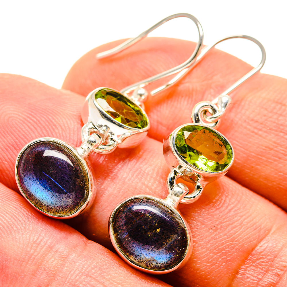 Labradorite Earrings handcrafted by Ana Silver Co - EARR416268