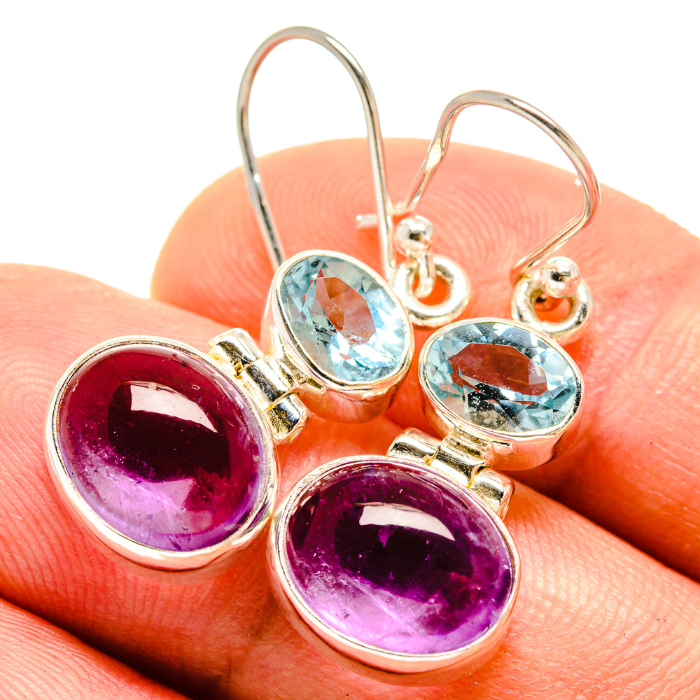 Amethyst Earrings handcrafted by Ana Silver Co - EARR416269