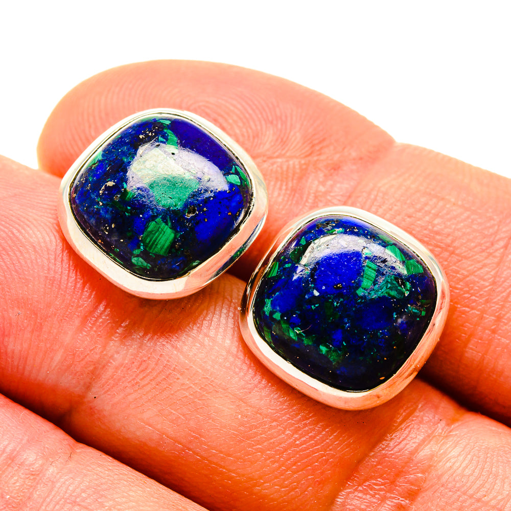 Azurite Earrings handcrafted by Ana Silver Co - EARR416278