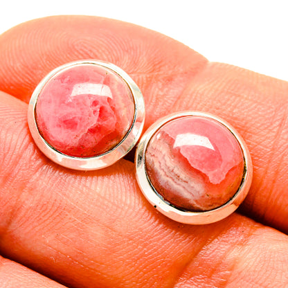 Rhodochrosite Earrings handcrafted by Ana Silver Co - EARR416279