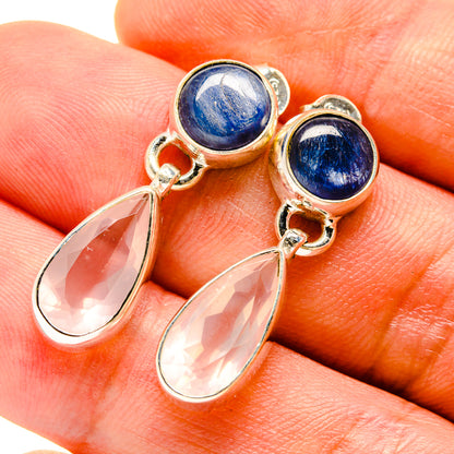 Rose Quartz Earrings handcrafted by Ana Silver Co - EARR416280
