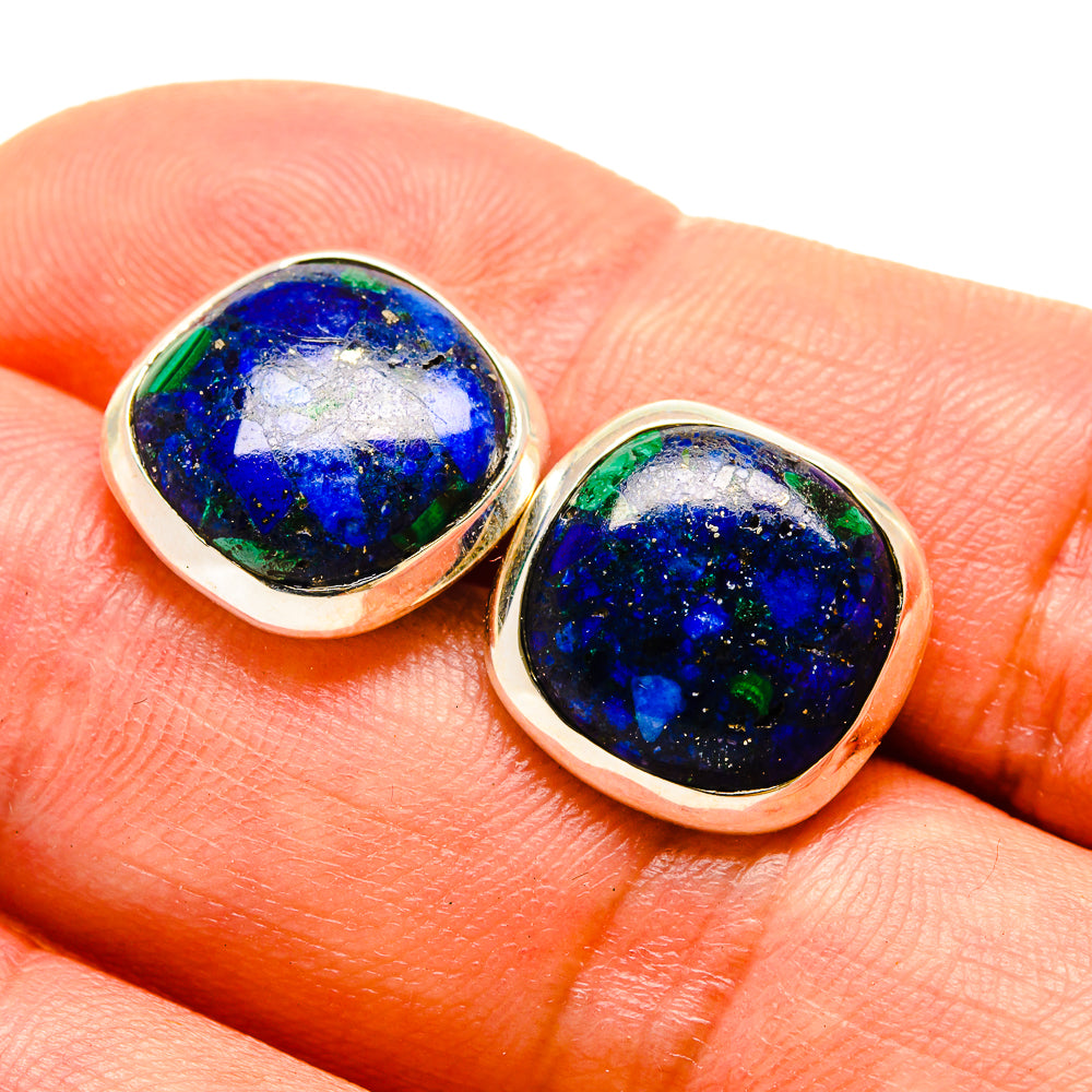 Azurite Earrings handcrafted by Ana Silver Co - EARR416281