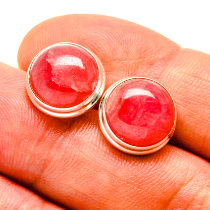 Rhodochrosite Earrings handcrafted by Ana Silver Co - EARR416282