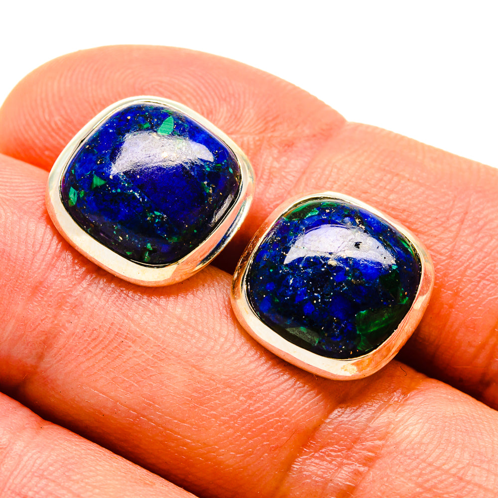 Azurite Earrings handcrafted by Ana Silver Co - EARR416284