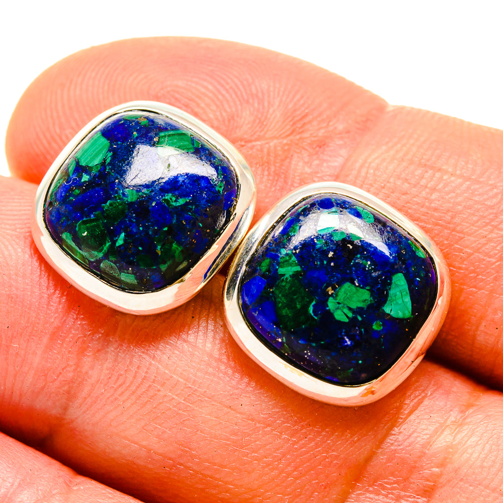Azurite Earrings handcrafted by Ana Silver Co - EARR416286