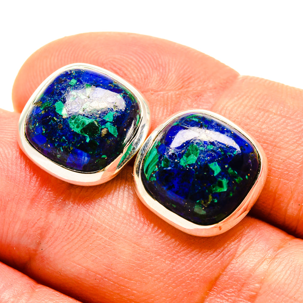 Azurite Earrings handcrafted by Ana Silver Co - EARR416288