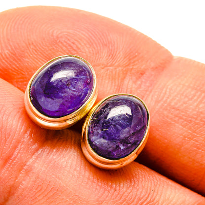 Tanzanite Earrings handcrafted by Ana Silver Co - EARR416291