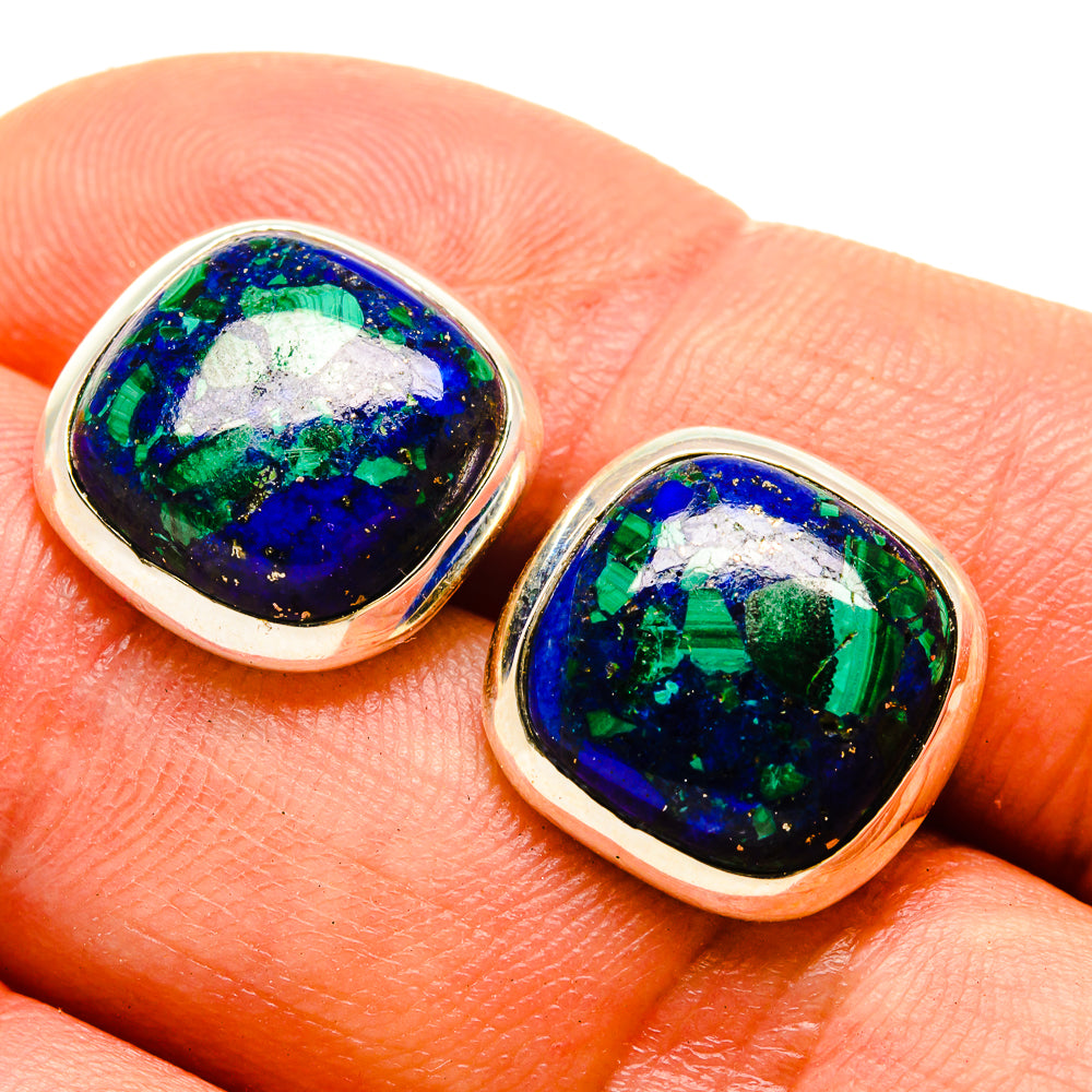 Azurite Earrings handcrafted by Ana Silver Co - EARR416294