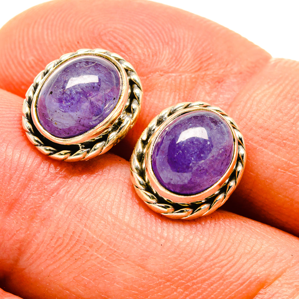 Tanzanite Earrings handcrafted by Ana Silver Co - EARR416295
