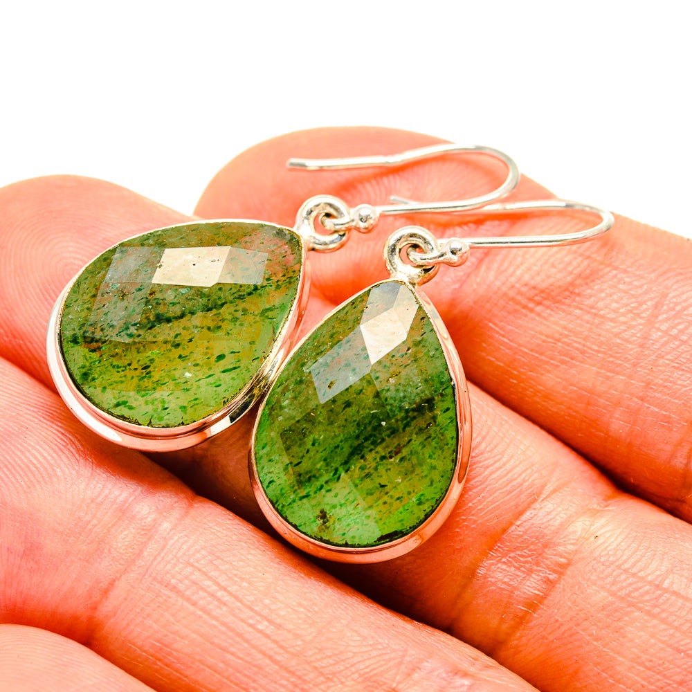 Emerald Earrings handcrafted by Ana Silver Co - EARR416334