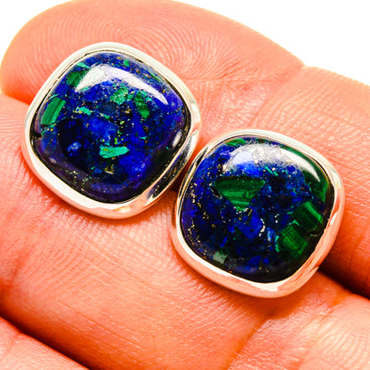 Azurite Earrings handcrafted by Ana Silver Co - EARR416356