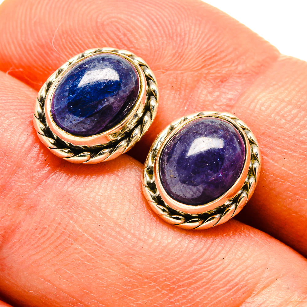Tanzanite Earrings handcrafted by Ana Silver Co - EARR416370