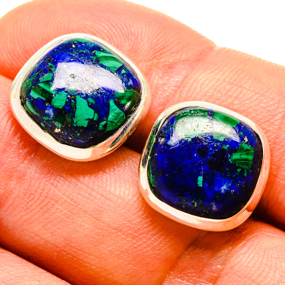 Azurite Earrings handcrafted by Ana Silver Co - EARR416371