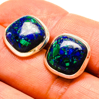 Azurite Earrings handcrafted by Ana Silver Co - EARR416374