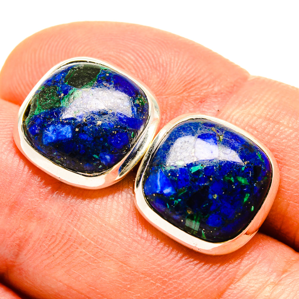 Azurite Earrings handcrafted by Ana Silver Co - EARR416379
