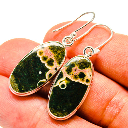 Ocean Jasper Earrings handcrafted by Ana Silver Co - EARR416390