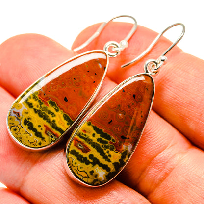 Ocean Jasper Earrings handcrafted by Ana Silver Co - EARR416397